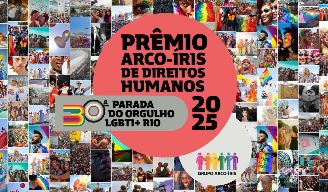 Cerimônia homenageará personalidades e projetos que contribuíram para a promoção dos direitos humanos e a construção da Parada LGBTI+ Rio ao longo de três décadas.